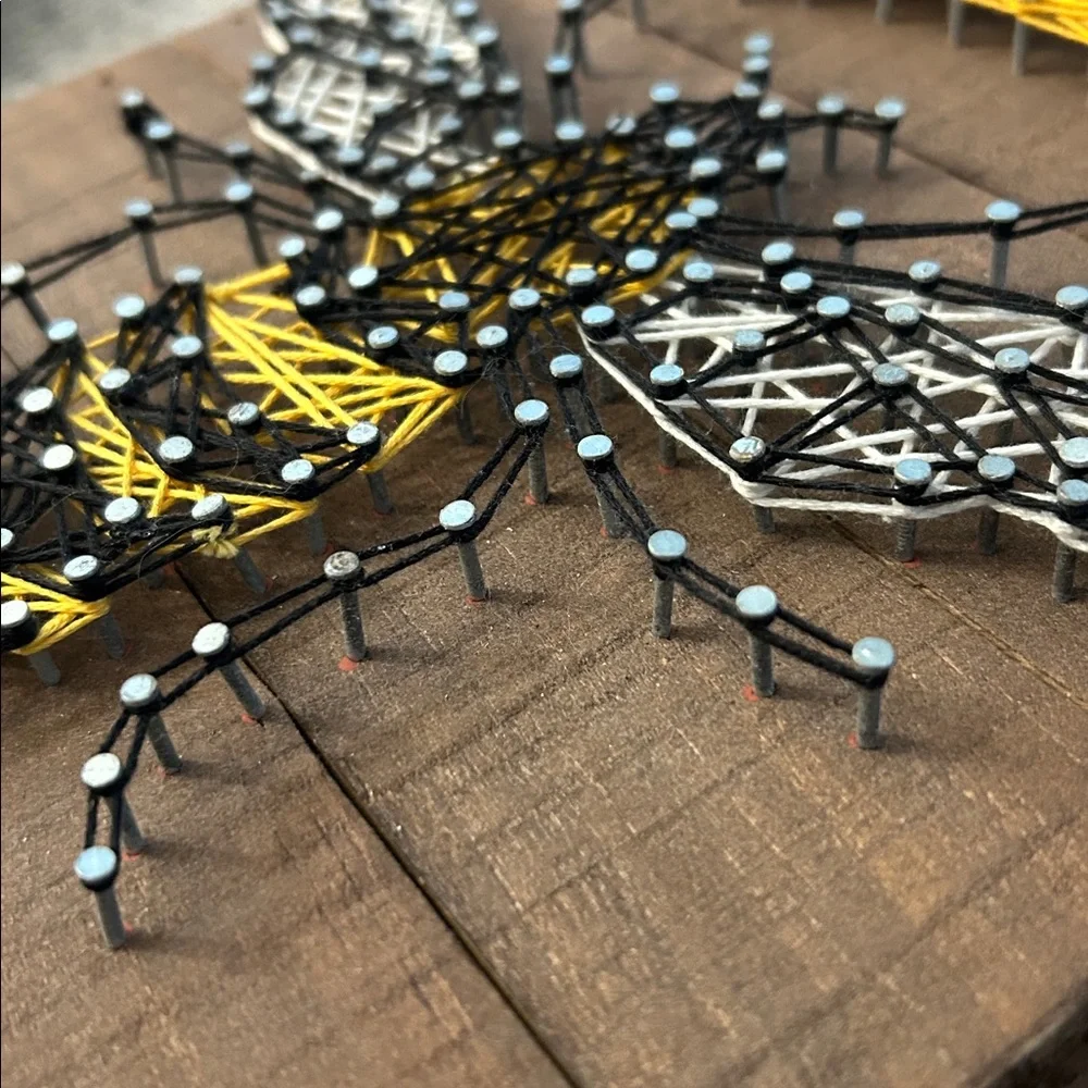 Primitives by Kathy Queen Bee String Art on Wood base